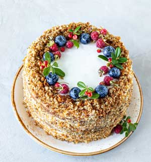 Carrot Walnut Cakes