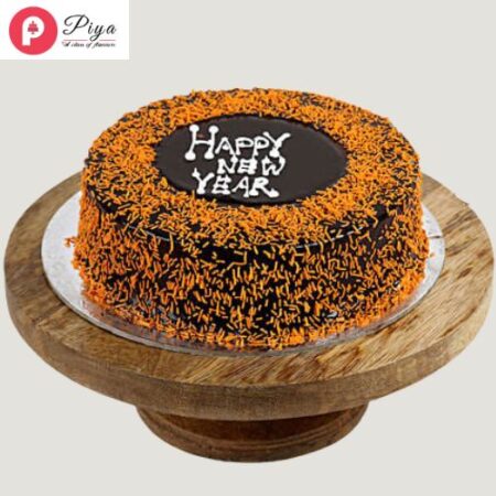 Delicious-Chocolate-New-Year-Cake