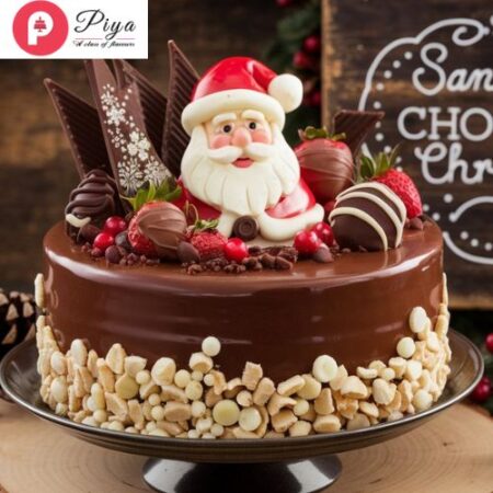 Special Santa Claus Chocolate Christmas Cake