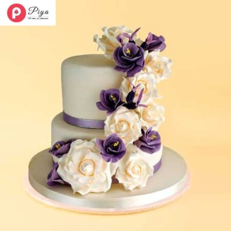Purple Cascade cake