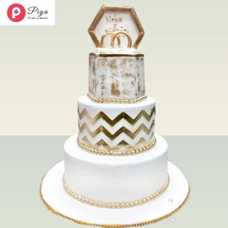 Ring Duo Wedding Cake