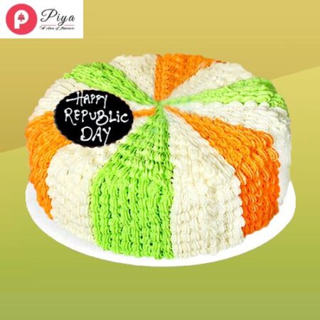 Tri-Color-Republic-Day-Vanilla-Cake