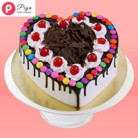 Black-Forest-Gems-Decorated-Heart-Cake