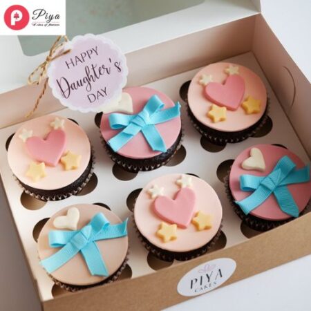 Daughter's Day Treat Box (6 Cupcakes)