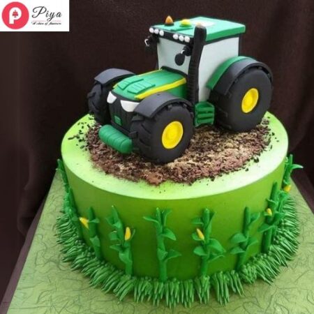 Tractor Birthday Cake